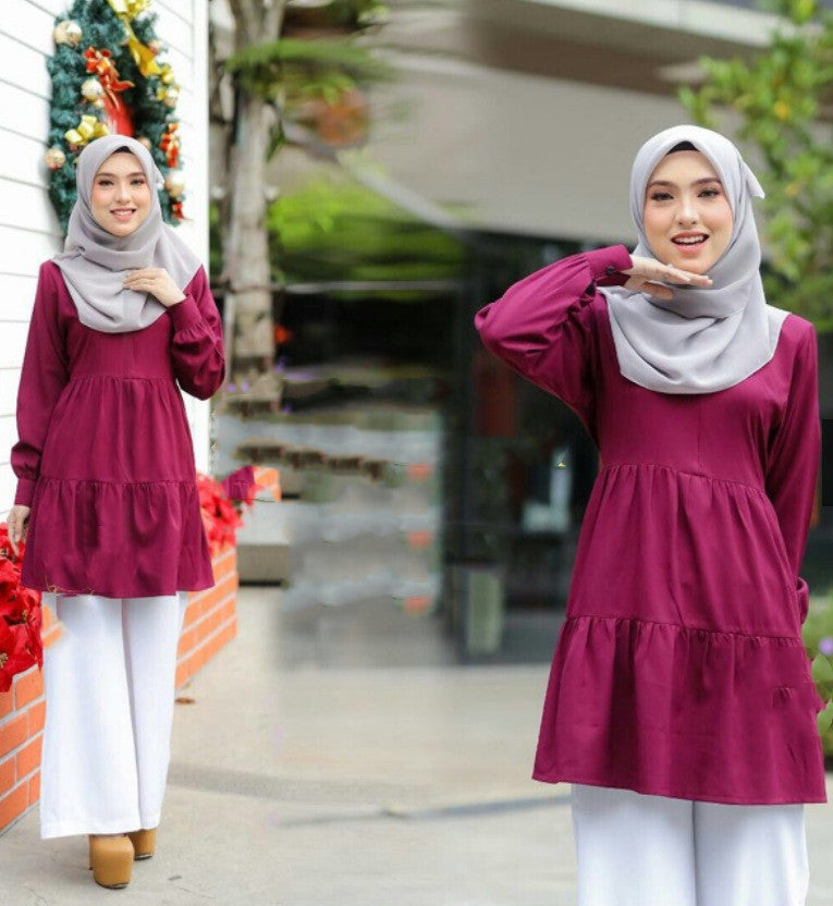 Manufacturer direct supply idodo new cross border Muslim women''s Middle East Malay top m2202