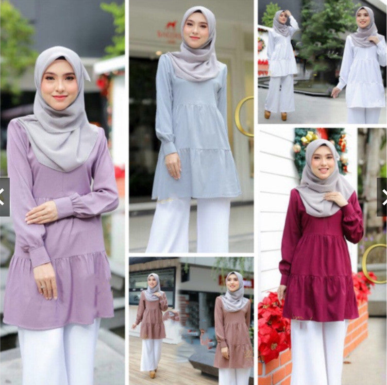 Manufacturer direct supply idodo new cross border Muslim women''s Middle East Malay top m2202