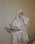 Stylish And Flowing Printed Skirt For Muslim Women In The Middle East