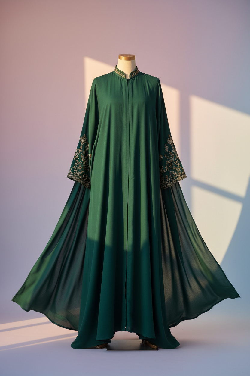Emerald Green Abaya